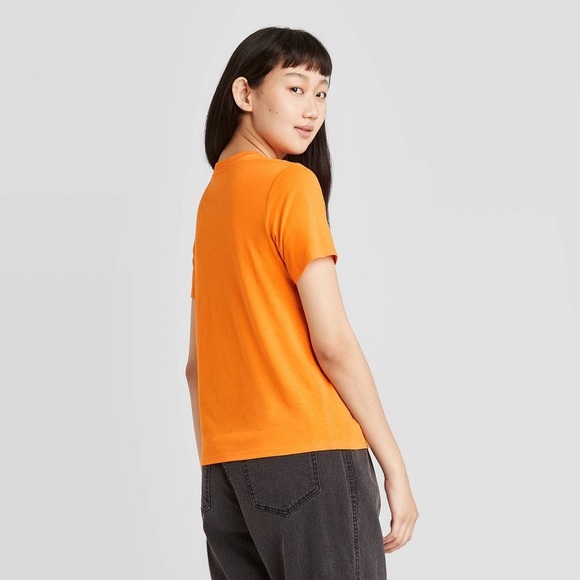 Zoe + Liv Orange Pumpkin Spooky Halloween Tee Juniors XS NEW - Picture 4 of 9